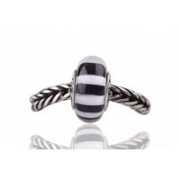 Chronicles Crystal Charm | Black & White Spacer  