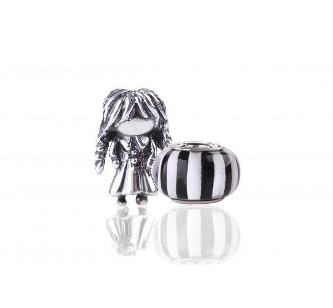 Girl | Sterling Silver Charm | Halloween Jewelry