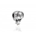 Girl with Button Eyes| Silver Charm| Halloween Collection