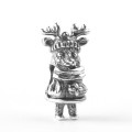 Santa's Reindeer | Sterling Silver Charm | Christmas Collection