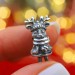 Santa's Reindeer | Sterling Silver Charm | Christmas Collection