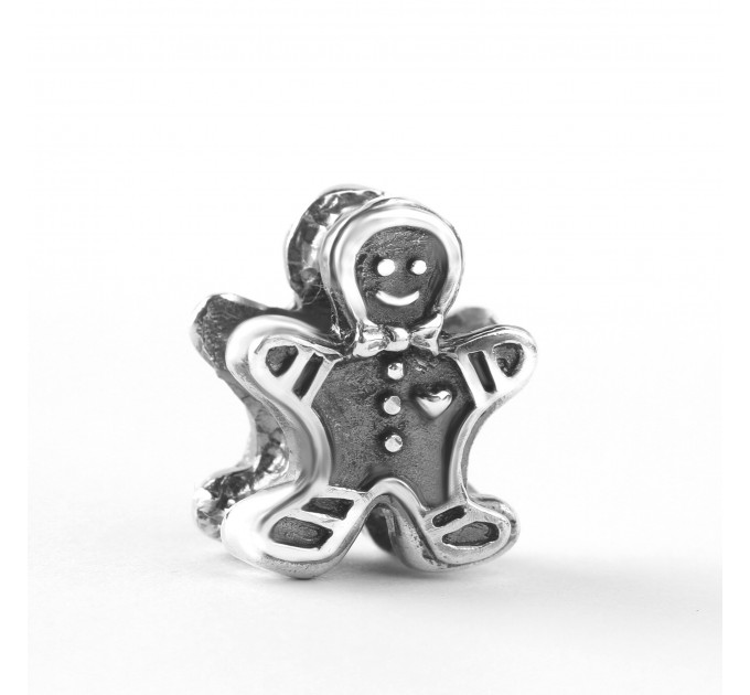 Ginger Man| Sterling Silver Charm | Christmas Collection