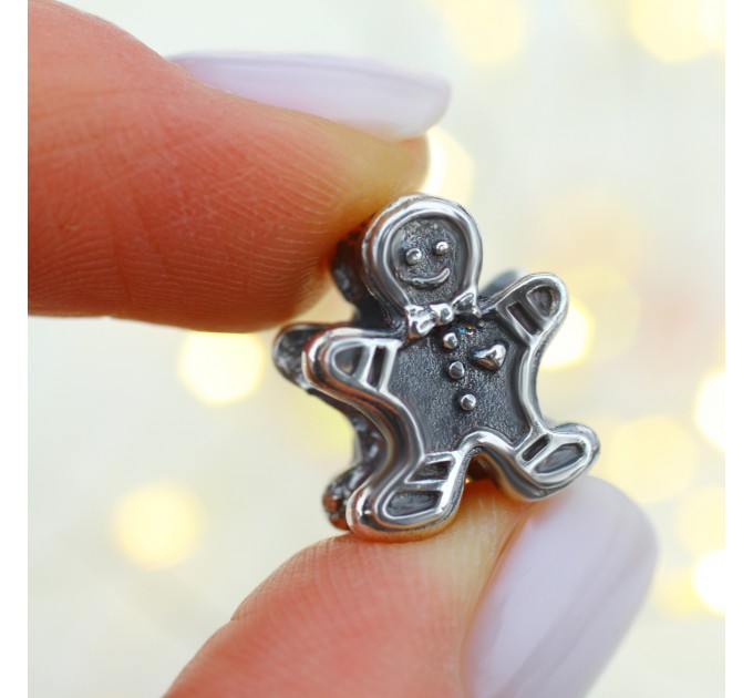 Ginger Man| Sterling Silver Charm | Christmas Collection