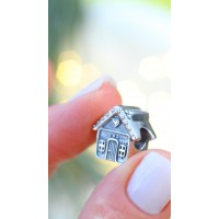 Gingerbread House | Sterling Silver Charm | Christmas Collection