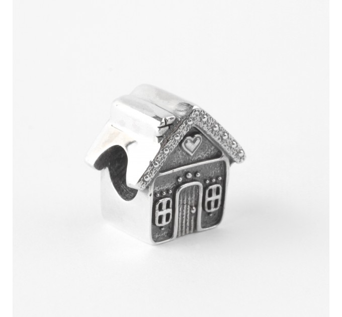 Gingerbread House | Sterling Silver Charm | Christmas Collection