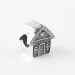 Gingerbread House | Sterling Silver Charm | Christmas Collection