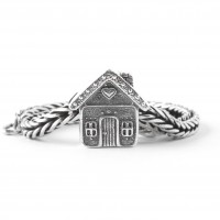 Gingerbread House | Sterling Silver Charm | Christmas Collection