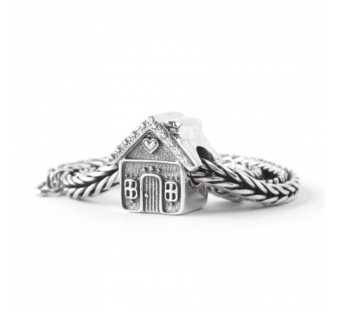 Gingerbread House | Sterling Silver Charm | Christmas Collection