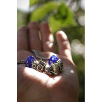 Ukrainian Tractor | Silver Charm for Bracelets