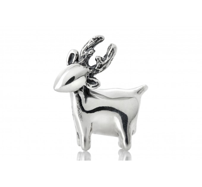 Reindeer |Sterling Silver Charm | Christmas Collection