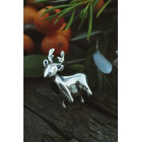 Reindeer |Sterling Silver Charm | Christmas Collection