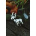 Reindeer |Sterling Silver Charm | Christmas Collection