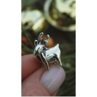 Reindeer |Sterling Silver Charm | Christmas Collection