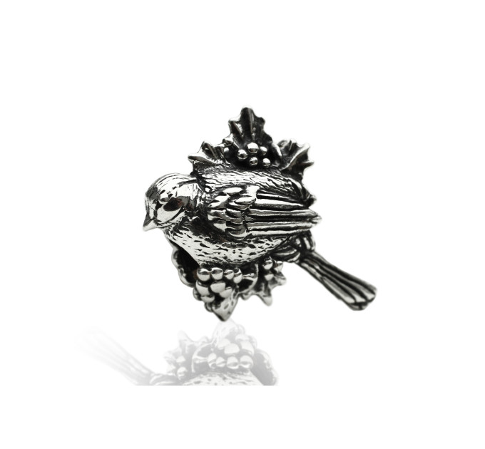 Tit Bird | Sterling Silver Charm| Christmas Charm