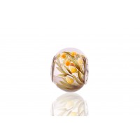 Tulip Flowers| Hand-carved Amber Charm | Chronicles Crystal | + Bonus